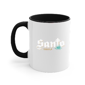 Discover Awesome FuryTees Santo Spirits Blanco Tequila 5 Unisex Baseball Tees Accent Mugs