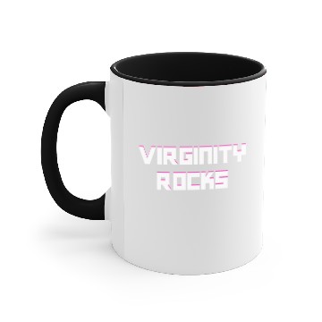 Discover Virginity Rocks Modern Accent Mugs