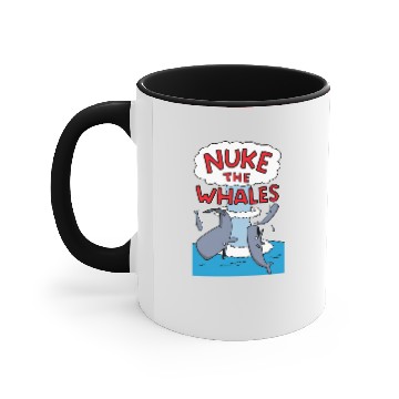Discover Nuke The Whales - Simpsons - Accent Mugs