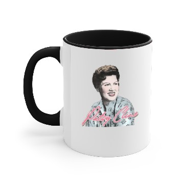 Discover Patsy Cline / Retro Styled Fanart Design - Patsy Cline - Accent Mugs