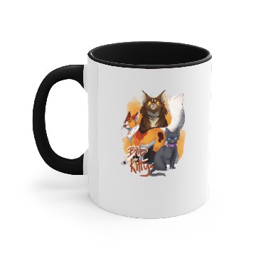 Discover Bad Kitty - Warrior Cats - Accent Mugs
