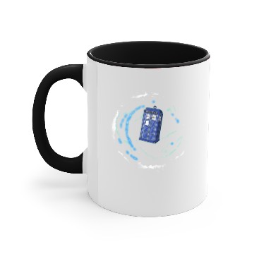 Discover Space and Time and the Universe - Tardis - Accent Mugs