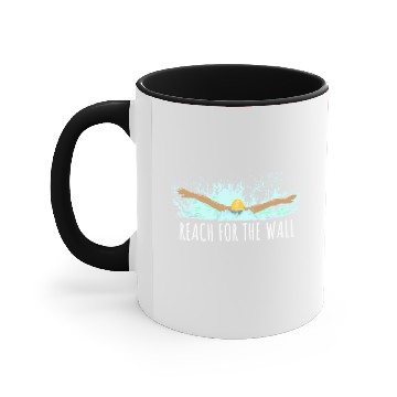 Discover Swimming Quote Saying Accent Mugs