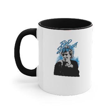 Discover Rod Stewart Scribble Photo Accent Mugs