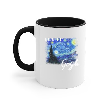 Discover Let It Gogh Starry Night Accent Mugs