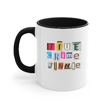 Discover Adventure True Crime Junkie Accent Mugs