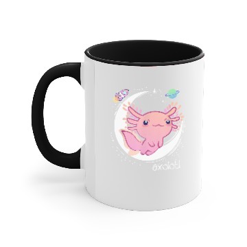 Discover Space Axolotl Kawaii Pastel Goth Accent Mugs