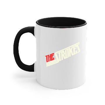 Discover The Strokes Logo Accent Mugs