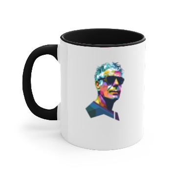 Discover Anthony Bourdain WPAP - Anthony Bourdain - Accent Mugs