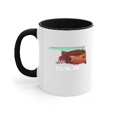 Discover Tulsa Oklahoma Accent Mugs