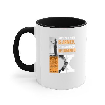 Discover Malcolm X Quote Accent Mugs