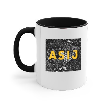 Discover ASIJ Black Patterned Accent Mugs
