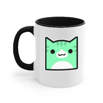 Discover Juniper Geometry Dash icon cat cube Accent Mugs