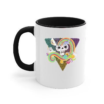 Discover Candy Skull Accent Mugs