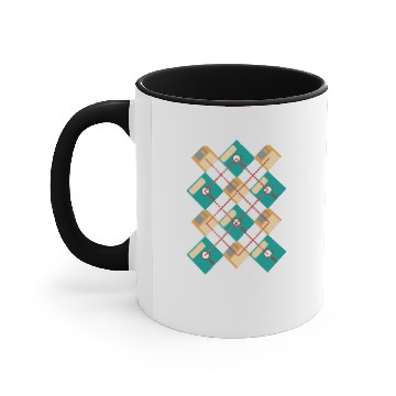 Discover Floppy Argyle Accent Mugs