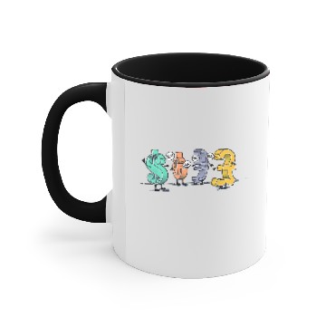 Discover Money Talks Accent Mugs
