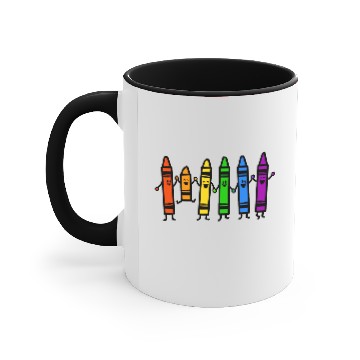 Discover New Friends Forever Accent Mugs