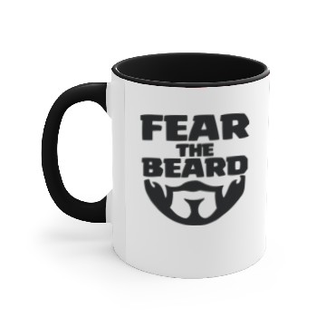Discover Fear The Beard (3) Accent Mugs
