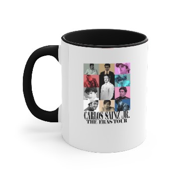 Discover carlos sainz eras tour 2025 Accent Mugs