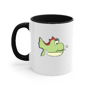 Discover Yoshi Fish Accent Mugs