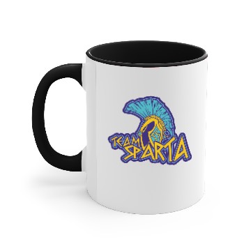 Discover Team Sparta Logo Accent Mugs