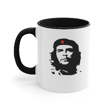 Discover Che Guevara Face Silhouette Accent Mugs
