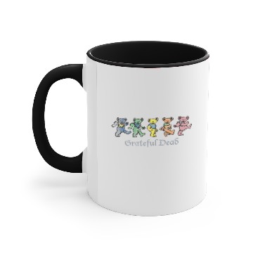 Discover Grateful Dead Unisex Accent Mugs: Dancing Bears
