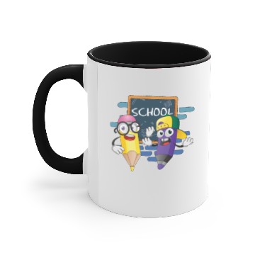 Discover School Kindergarten Funny Schooling Kids Accent Mugs