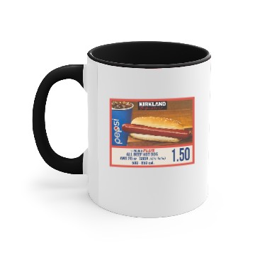 Discover 1.50 Costco Hot Dog & Soda Combo Accent Mugs