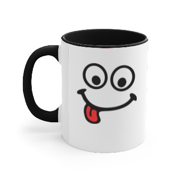 Discover Smiley Face Accent Mugs