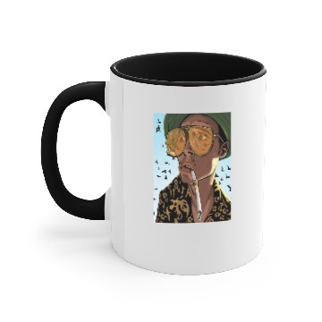 Discover Fear and Loathing in Las Vegas Hunter Thompson Accent Mugs