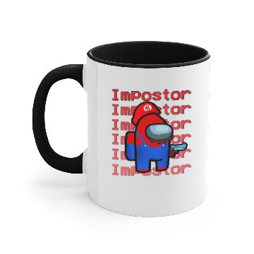 Discover Among Us - Impostor - Super Mario Accent Mugs