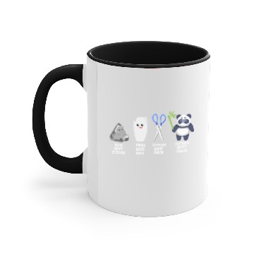 Discover Kids Rock Paper Scissors Panda Bear Gift Accent Mugs