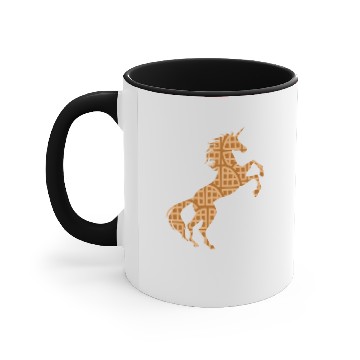 Discover Unicorn Waffle Pattern Symbol Accent Mugs Waffles Accent Mugs
