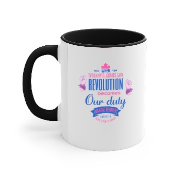 Discover Social justice design 8 Accent Mugs