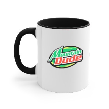 Discover Mountain Dude Accent Mugs