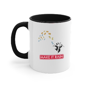 Discover Make It Rain Monopoly Accent Mugs
