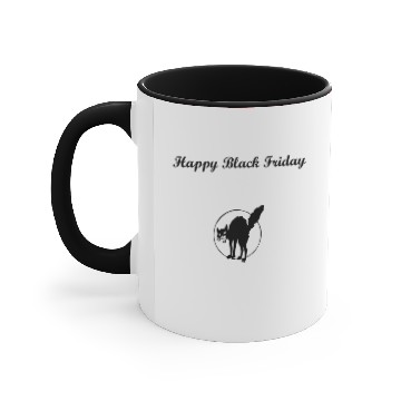 Discover Happy Black Friday Accent Mugs