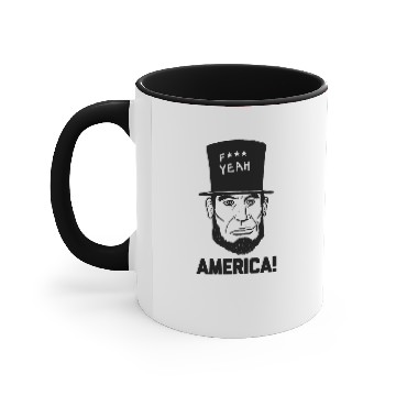 Discover America F Yeah! Accent Mugs