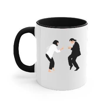 Discover Pulp Fiction Dancing Scene Accent Mugs