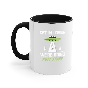 Discover Butt Stuff Accent Mugs