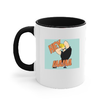 Discover Johnny Bravo Hey Mama Accent Mugs