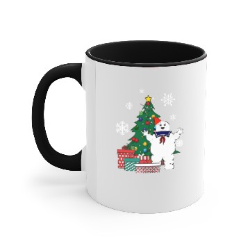 Discover Stay Puft Ghostbusters Around The Christmas Tree - Stay Puft - Accent Mugs