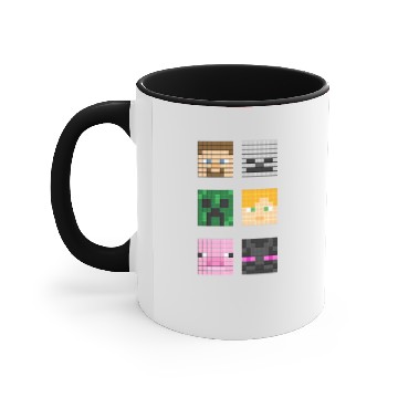 Discover Famous characters - Minecraft - Zip Accent Mugs