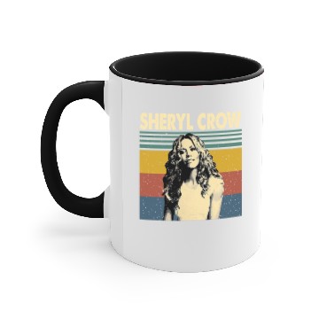 Discover Sheryl Crow Retro Vintage Accent Mugs