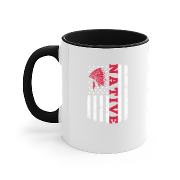 Discover Native American Flag for Native Americans Pullover Accent Mugs
