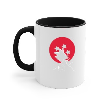 Discover Red Ball Silhouette Goku Accent Mugs