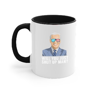 Discover Will You Just Shut Up Man? Accent Mugs