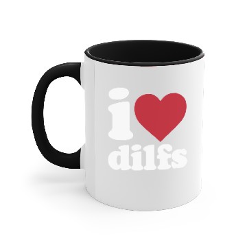 Discover I Love Dilfs Pullover Accent Mugs