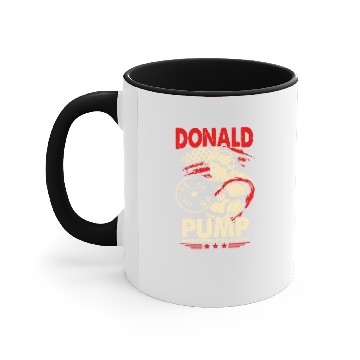 Discover Donald Pump Make America Strong Again Accent Mugs
